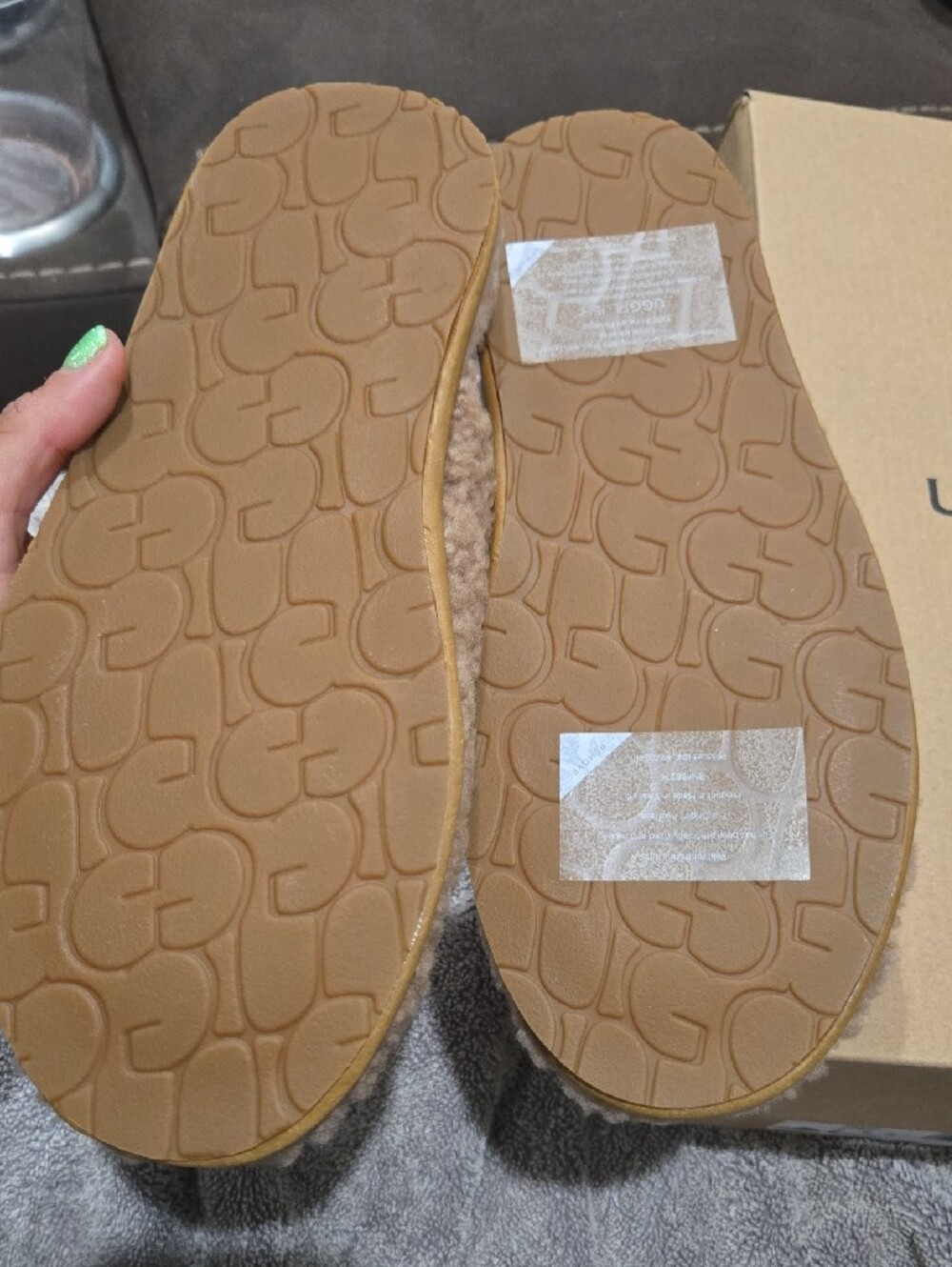 UGG Shearling Slip-On Mule - Tan - Picture 5 of 9